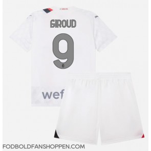 AC Milan Olivier Giroud #9 Udebanetrøje Børn 2023-24 Kortærmet (+ Korte bukser)